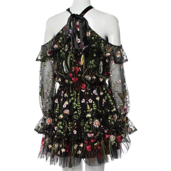 Alexis Floral Adeline Halter Mini Dress - Picture 2 of 5